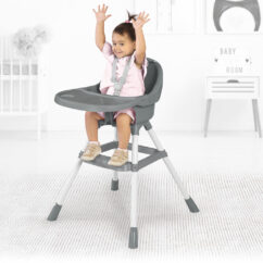 Dolu Dining High Chair - Grey