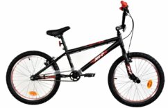 XN-7-20 BMX Bike, Mens Boys Freestyle BMX, 20" Wheel - Black/Red