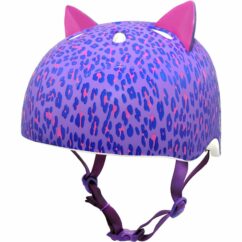 C-Preme Krash 'Leopard Kitty' Youth Safety Helmet - 54-58cm