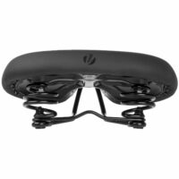 Velo Basic S City Comfort Bicycle Saddle - Black - Image 2