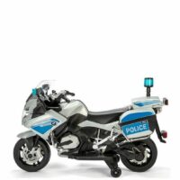 Toyrific BMW Electric Police Bike Kids Ride On - White/Blue - Image 2