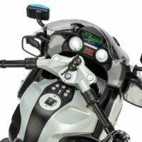 Toyrific BMW Electric Police Bike Kids Ride On - White/Blue - Image 4