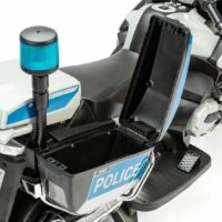 Toyrific BMW Electric Police Bike Kids Ride On - White/Blue - Image 5