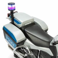Toyrific BMW Electric Police Bike Kids Ride On - White/Blue - Image 6