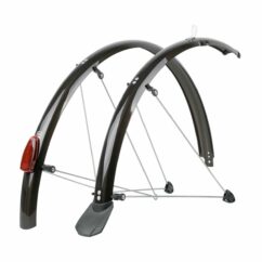 Sks Chromoplastics Reflex Silver Mudguard Set 35mm 28" W/ Spoiler