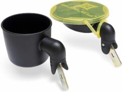 Burley Snack Bowl and Cup Holder Black