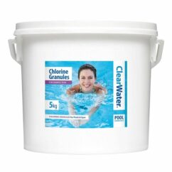 Clearwater Swimming Pool and Spa Chlorine Granules - 5kg, Pail