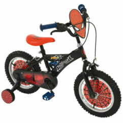 MV Spiderman 14" Kids Character Bike - Black/Red
