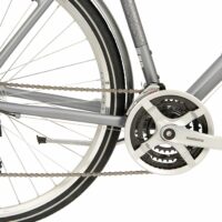 Raleigh Pioneer Crossbar Traditional Hybrid Bicycle - Graphite Black/Grey - Image 7