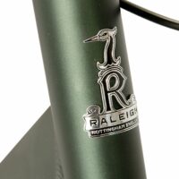 Raleigh Pioneer Grand Tour Crossbar Traditional Hybrid Bicycle - Satin Green/Black - Image 4