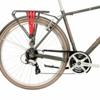 Raleigh Pioneer Grand Tour Crossbar Traditional Hybrid Bicycle - Satin Green/Black - Image 3