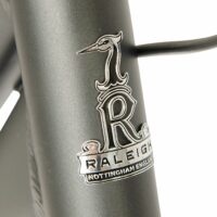 Raleigh Pioneer Trail Low Step Traditional Hybrid Bicycle - Grey/Teal - Image 3