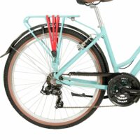 Raleigh Pioneer Trail Low Step Traditional Hybrid Bicycle - Grey/Teal - Image 7