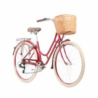 Raleigh Willow Ladies Traditional British Heritage Bicycle, 700c Wheel - Cherry - Image 2