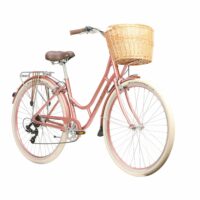 Raleigh Willow Ladies Traditional British Heritage Bicycle, 700c Wheel - Pink - Image 2