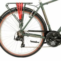Raleigh Pioneer Trail Crossbar Traditional Hybrid Bicycle 2021 - Green/Black - Image 9