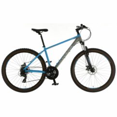 Claud Butler Haste 1.0 Mens Hardtail Mountain Bike, 650B Wheel, 21 Speed - Grey/Blue