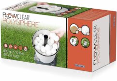 Bestway 17.6 x 17.6 x 10 cm Flow Clear Polysphere Swimming Pool Reusable Filter Filtration Balls