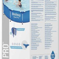 Bestway Steel Pro 12' x 30"/3.66m x 76cm Above Ground Garden Pool - Image 2