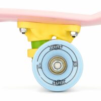 Xootz Kid's Retro Plastic Complete Cruiser Skateboard, Pastel Pink - 22" - Image 3