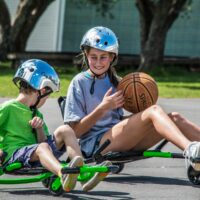 EzyRoller PRO Ride On Trike Go Kart - Gomango Orange - Image 2
