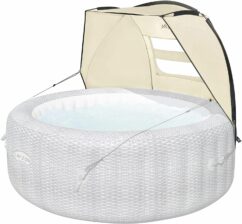 Lay-Z-Spa Canopy Hot Tub Jacuzzi Cover Outdoor Sun Shelter