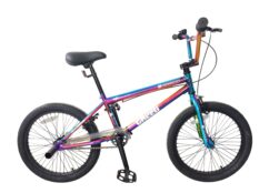 DRB Creed 20" Freestyle BMX, 25-9t Single Speed - Neo Chrome Jet Fuel