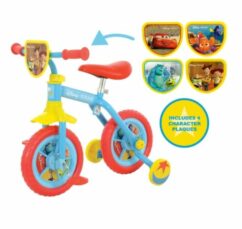 Disney Pixar Switch It Multi Character 2 in 1 10" Training Bike