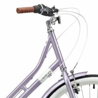 Viking Paloma Ladies Traditional Dutch Bicycle, 26" Wheel - Metallic Lavender - Image 3