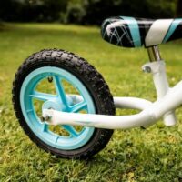 Huffy Kids 12" Balance Training Bike - White/Pale Blue - Image 3