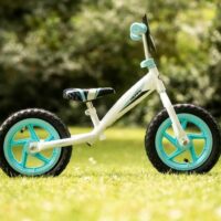 Huffy Kids 12" Balance Training Bike - White/Pale Blue - Image 5
