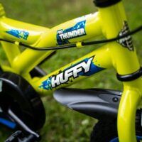 Huffy Pro Thunder 12" Kids Training Bicycle - Yellow/Blue - Image 5