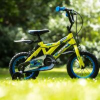 Huffy Pro Thunder 12" Kids Training Bicycle - Yellow/Blue - Image 8