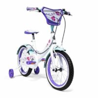 Huffy Cream Soda 16" Girls Bicycle - White/Purple - Image 3