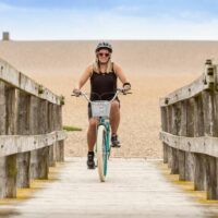 Huffy Deluxe Cruiser Unisex Bicycle, 26" Wheel - Satin Teal/White - Image 5