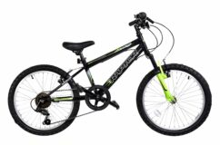 IMPERFECT Basis Raptor Junior Hardtail Mountain Bike, 20" Wheel - Gloss Black/Green