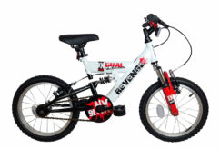 IMPERFECT XN Revenge Boys Full Suspension Mountain Bike, 16" Wheel - White/Red/Black
