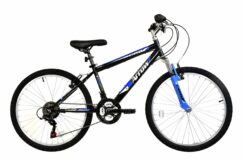 Dallingridge Arrow Boys Hardtail Mountain Bike, 24" Wheel - Black/Blue