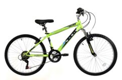 Basis Bolt Boys Hardtail Mountain Bike, 24" Wheel - Lime Green