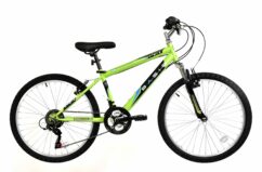 Basis Bolt Boys Hardtail Mountain Bike, 24" Wheel - Lime Green