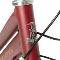 Raleigh Pioneer Grand Tour Low Step Hybrid Bicycle 2021 - Burgundy/Grey - Image 3