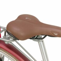 Raleigh Pioneer Grand Tour Low Step Hybrid Bicycle 2021 - Burgundy/Grey - Image 5