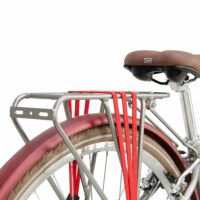 Raleigh Pioneer Grand Tour Low Step Hybrid Bicycle 2021 - Burgundy/Grey - Image 7