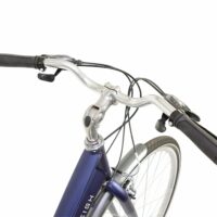Raleigh Pioneer Tour Low Step Traditional Hybrid Bicycle - Grey/Blue - Image 8