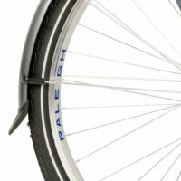 Raleigh Pioneer Tour Crossbar Traditional Hybrid Bicycle - Grey/Blue - Image 5