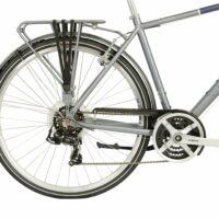 Raleigh Pioneer Tour Crossbar Traditional Hybrid Bicycle - Grey/Blue - Image 9