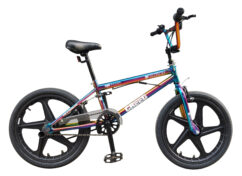 Dallingridge Creed MAG 20" Freestyle BMX, Single Speed, 2x Stunt Pegs - Neo Chrome Jet Fuel