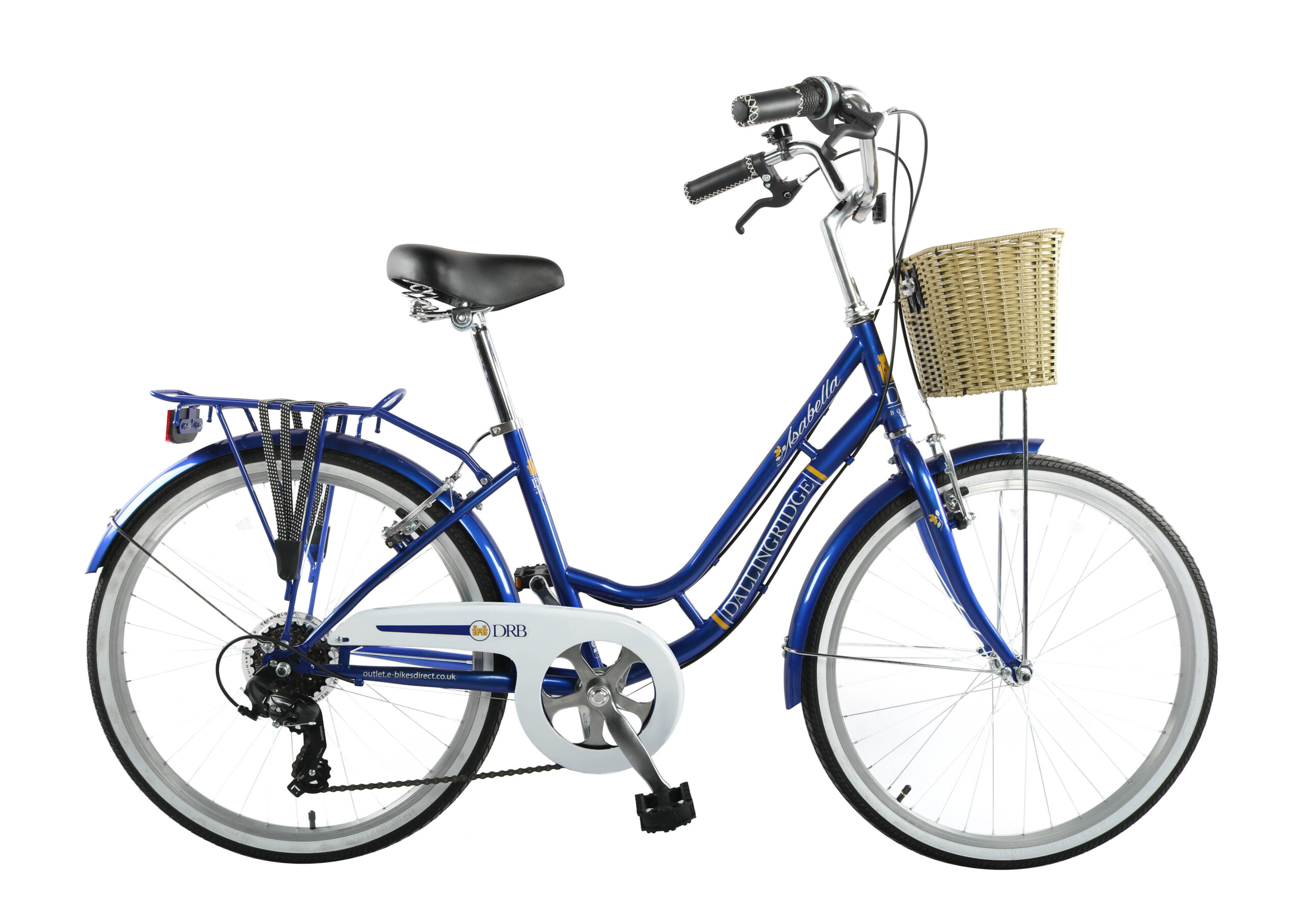 Dallingridge Isabella Junior Girls Traditional Heritage Bicycle, 24" Wheel - Metallic Navy