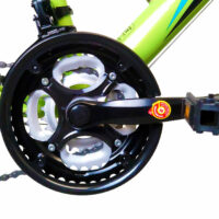 Basis Bolt Boys Hardtail Mountain Bike, 24" Wheel - Lime Green - Image 4