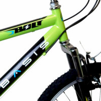 Basis Bolt Boys Hardtail Mountain Bike, 24" Wheel - Lime Green - Image 3